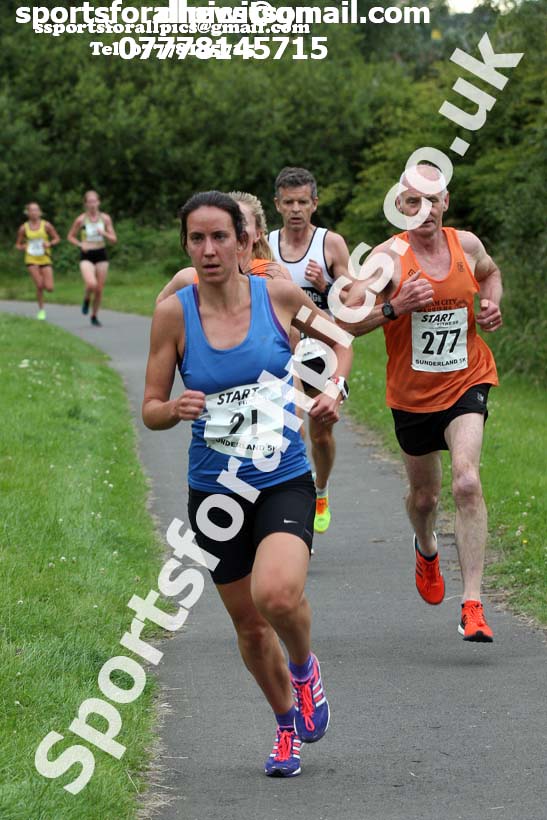 Womens Sunderland 5k Road Race (Northern and North Eastern Champs). Photo: David T. Hewitson/Sports for All Pics